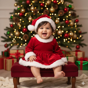 Baby Leaning Forward Laughing 1