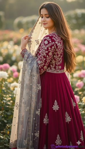 Back Pose Looking Down Calm Aesthetic Pose