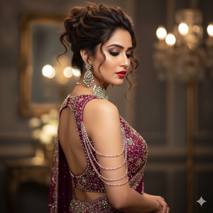 Back Pose with Head Tilt Down Soft Sensual Elegance