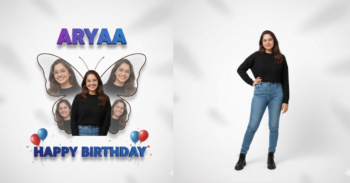 Birthday Card Butterfly Style