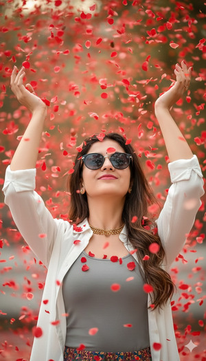 Both Hands Slightly Raised Overhead