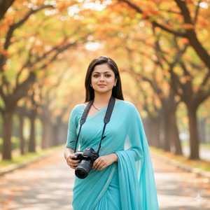 Camera on Shoulder Pose Photographer Look