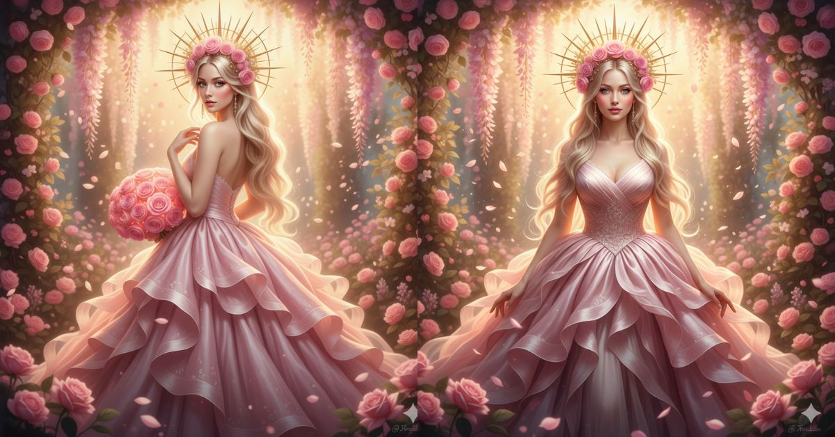 Celestial Goddess Garden Look