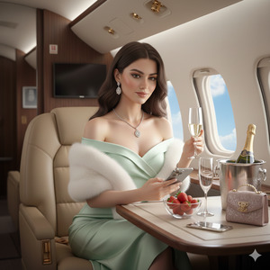 Champagne Glass Pose