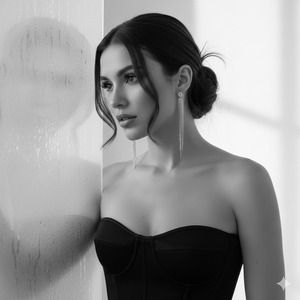 Cheek Press Eyes Down