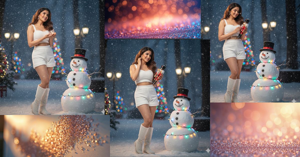 Christmas Fantasy Portrait Using