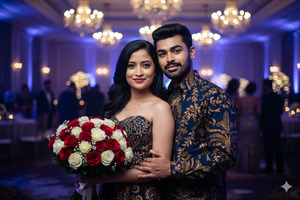 Cinematic Romantic Couple Portrait