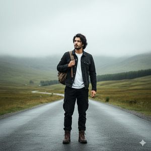 Cinematic Scotland Highland Road Portrait Trending