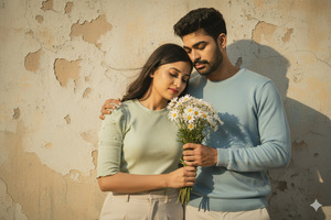 Close Standing Emotional Moment