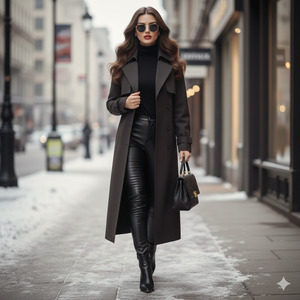 Coat Adjustment Walk Pose 1