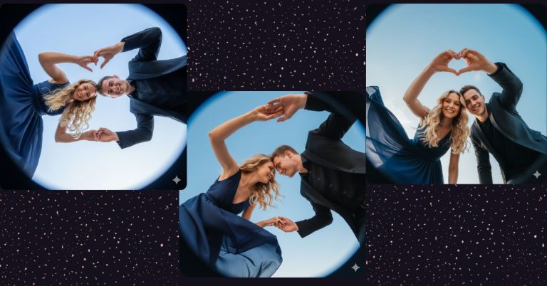 Couple Heart Pose (Trending Style)