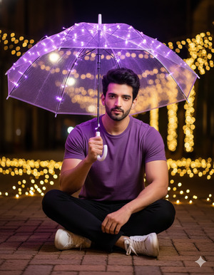 Cross Leg Seated Pose Editorial Stylish