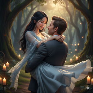 Cute Couple Romantic Lift Pose