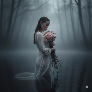 Downward Gaze Melancholic Mood