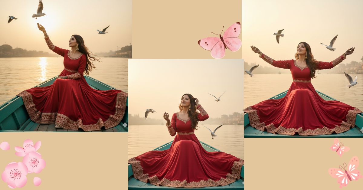 Dreamy River Boat Portrait (Trending)