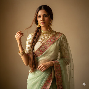 Elegant Saree Portrait