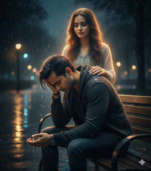 Emotional Rainy Night Scene Trending