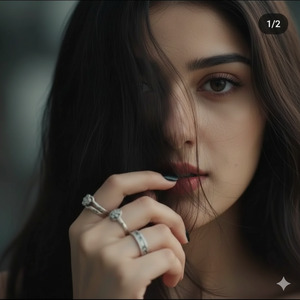 Eye Peeking Through Hair