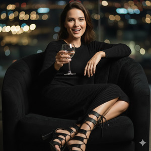 Eyes Closed Head Tilted Calm Cinematic