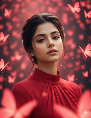 Eyes Slightly Closed Serene