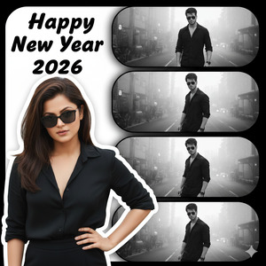 Foreground Woman Leaning Slightly Forward