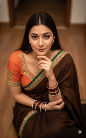 Gentle Eye Contact Pose