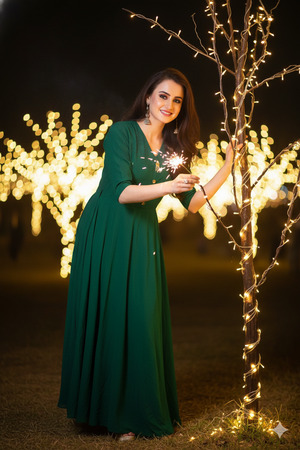 Gentle Forward Lean Pose Soft Dreamy