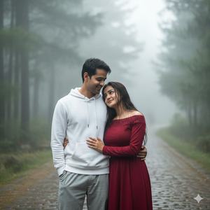 Girl Leaning on Boys Shoulder 2