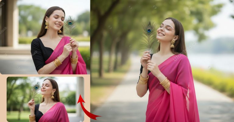 Graceful Indian Portrait Look