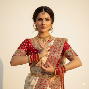 Graceful Turned Waist Mudra Pose