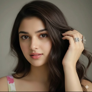 Hair Pulled Back Slightly