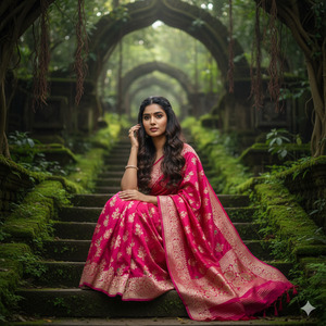 Hand in Hair Natural Pose Editorial Feel