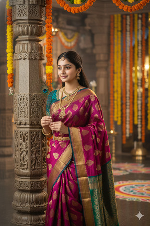 Hands Raised Slightly Offering Pose