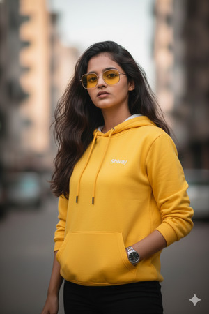 Hands in Hoodie Pocket Casual Street Confidence