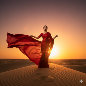 Kneeling Side Pose Original Flow Arms Raised