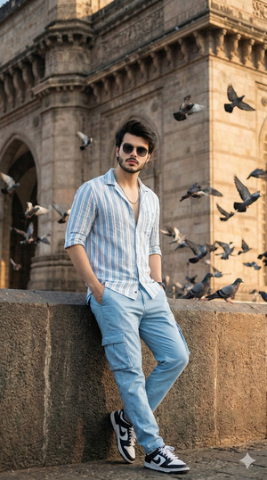 Lean Back Relaxed Pose Urban Editorial Style