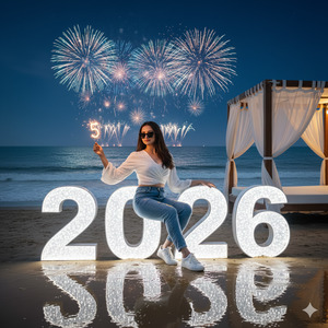 Lean Back Sparkler Pose