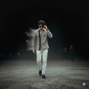 Left Hand Touching Sunglasses