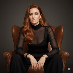 Leg Cross Hand on Face