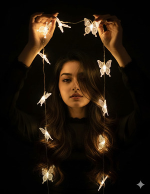 Lights Held Above Head