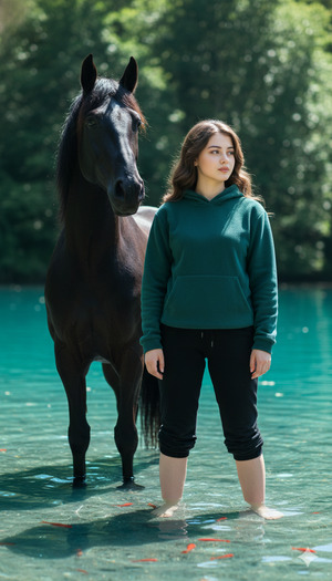 Looking Away Cinematic Pose