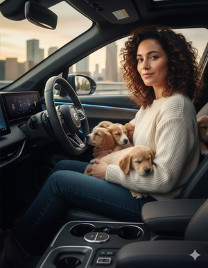 Looking Back Candid Flash Moment