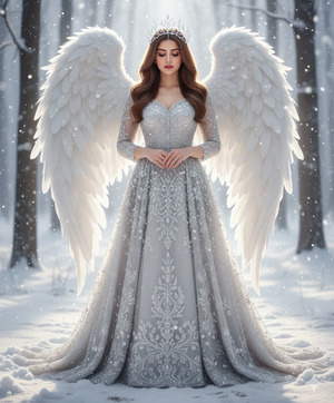 Looking Down with Folded Wings