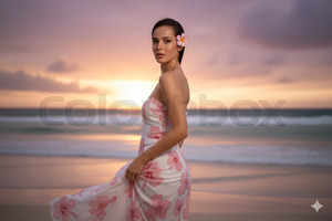 Looking Over Shoulder Pose