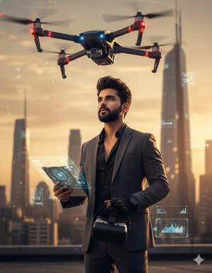 Looking at Drone Control Vision Pose