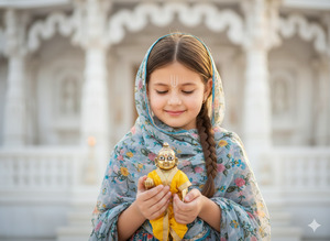 Looking at Laddu Gopal