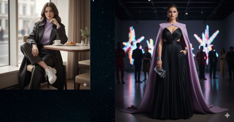 Luxury Café Vogue Portrait