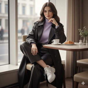 Luxury Cafe Vogue Portrait