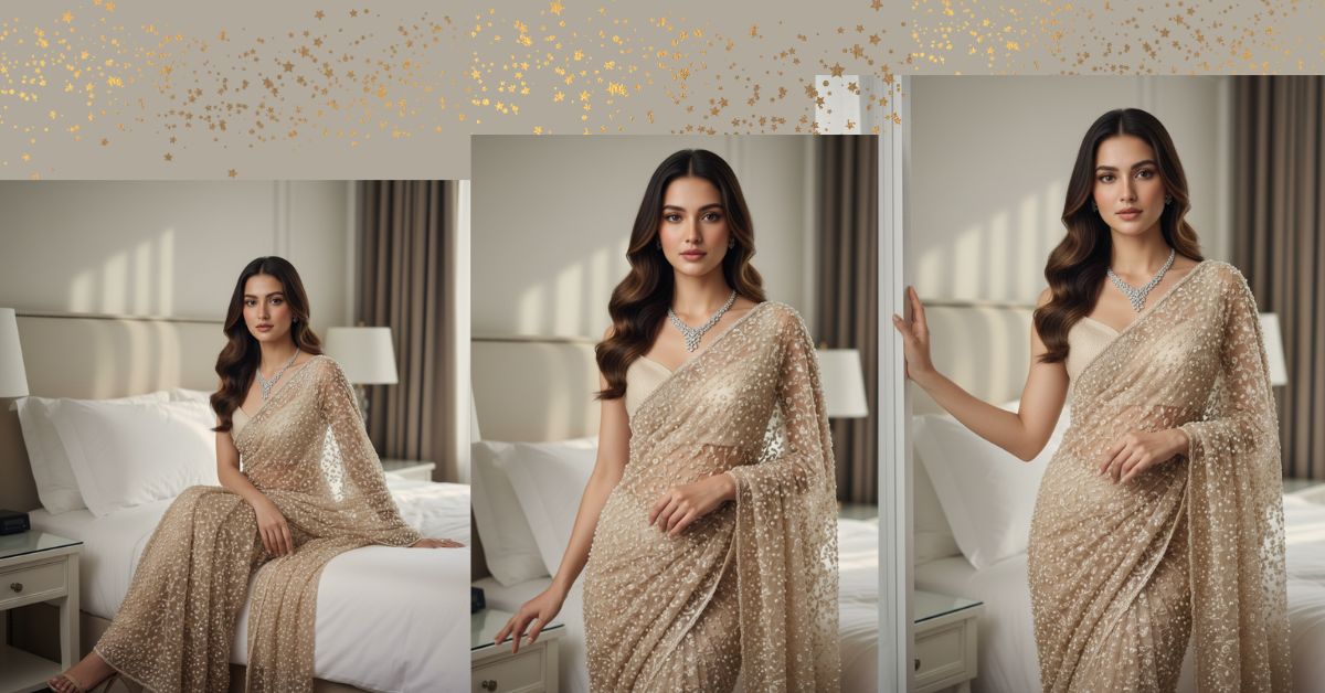 Luxury Saree Portrait (Instagram Ready)