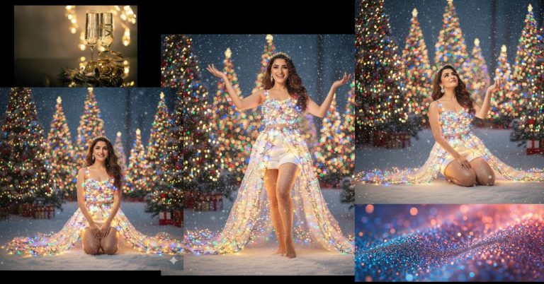 Magical Christmas Portrait